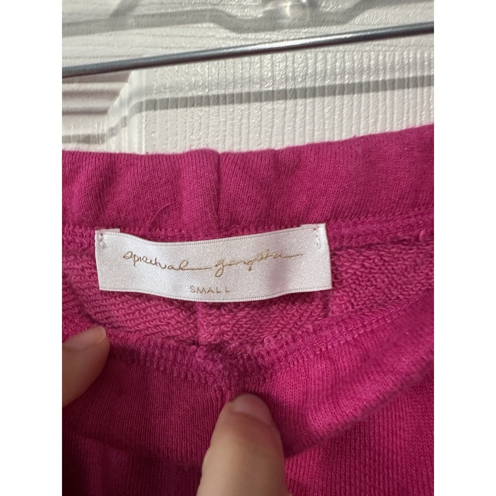 Spiritual Gangster Pink Luna Sweatpants Smiley Face Women's Small - Picture 8 of 9
